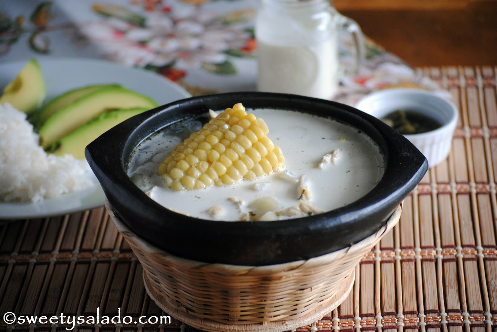 Colombian Ajiaco (Chicken and Potato Soup)