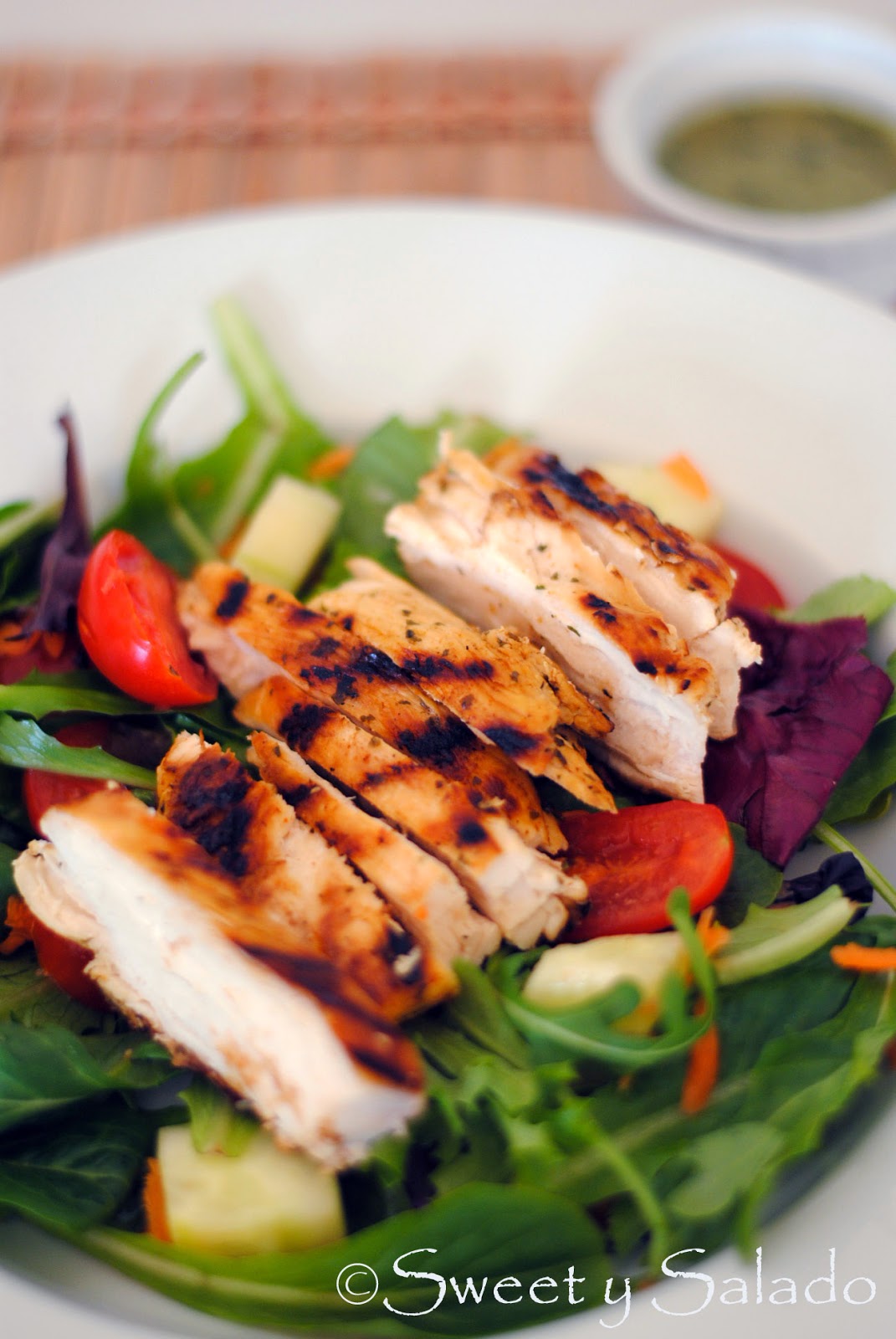 Grilled Chicken Salad With Cilantro Lime Vinaigrette