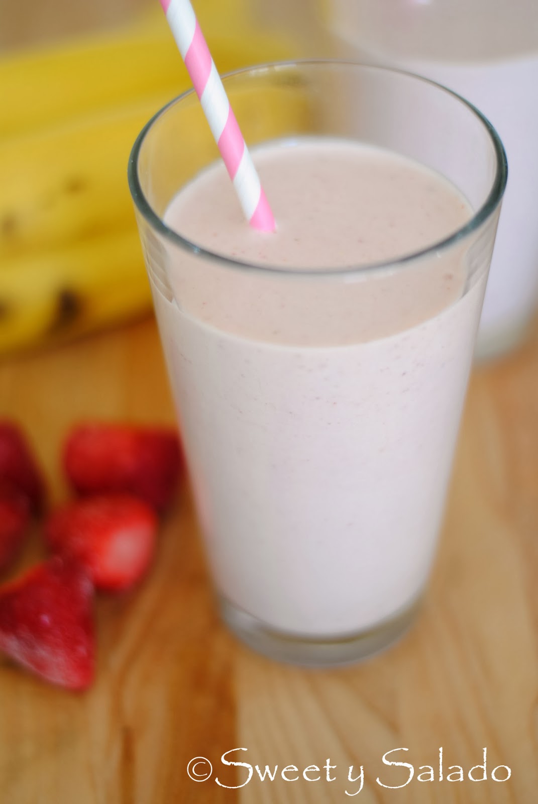 Strawberry and Banana Protein Smoothie