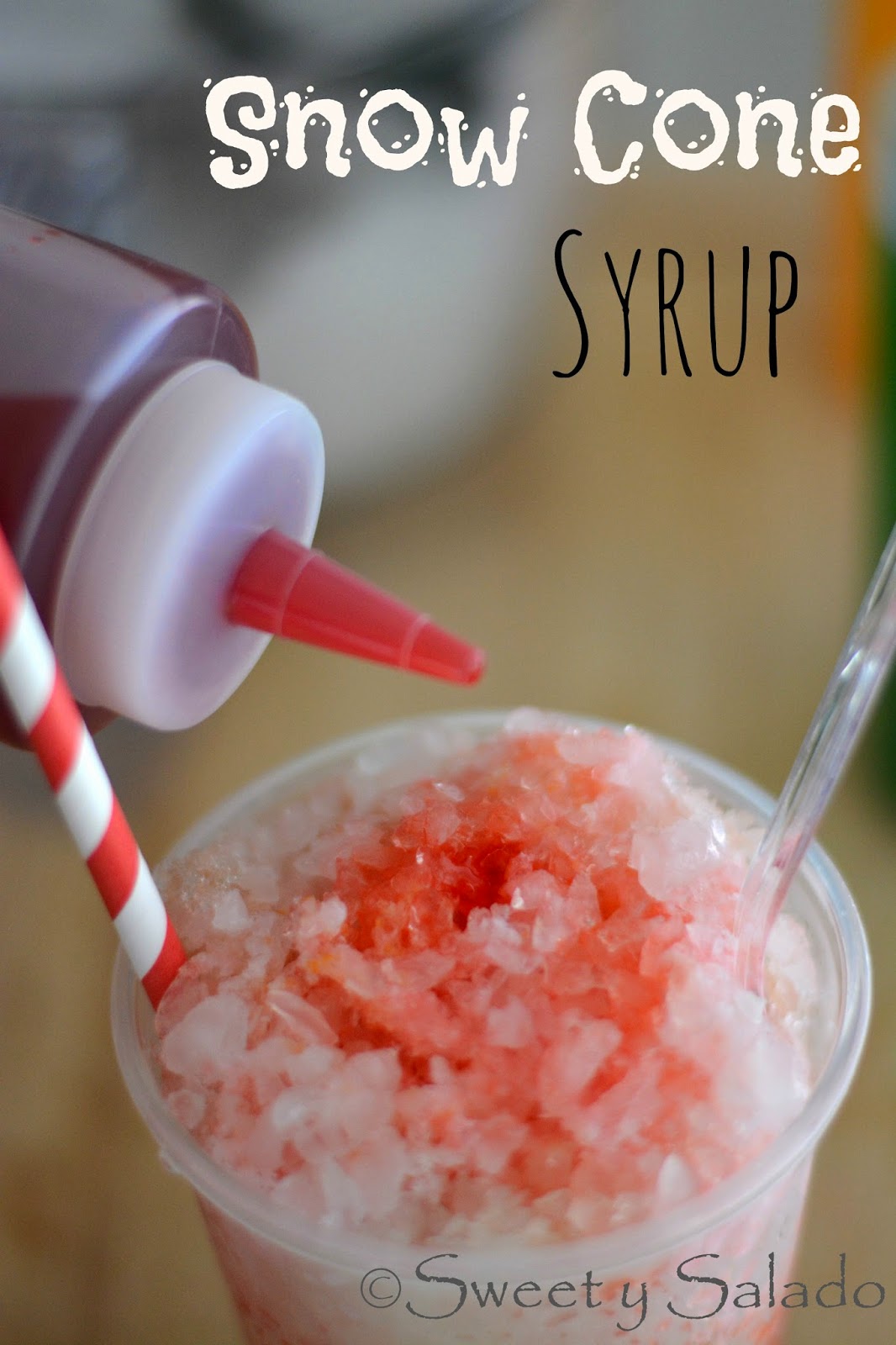 Snow Cone or Shaved Ice Syrup