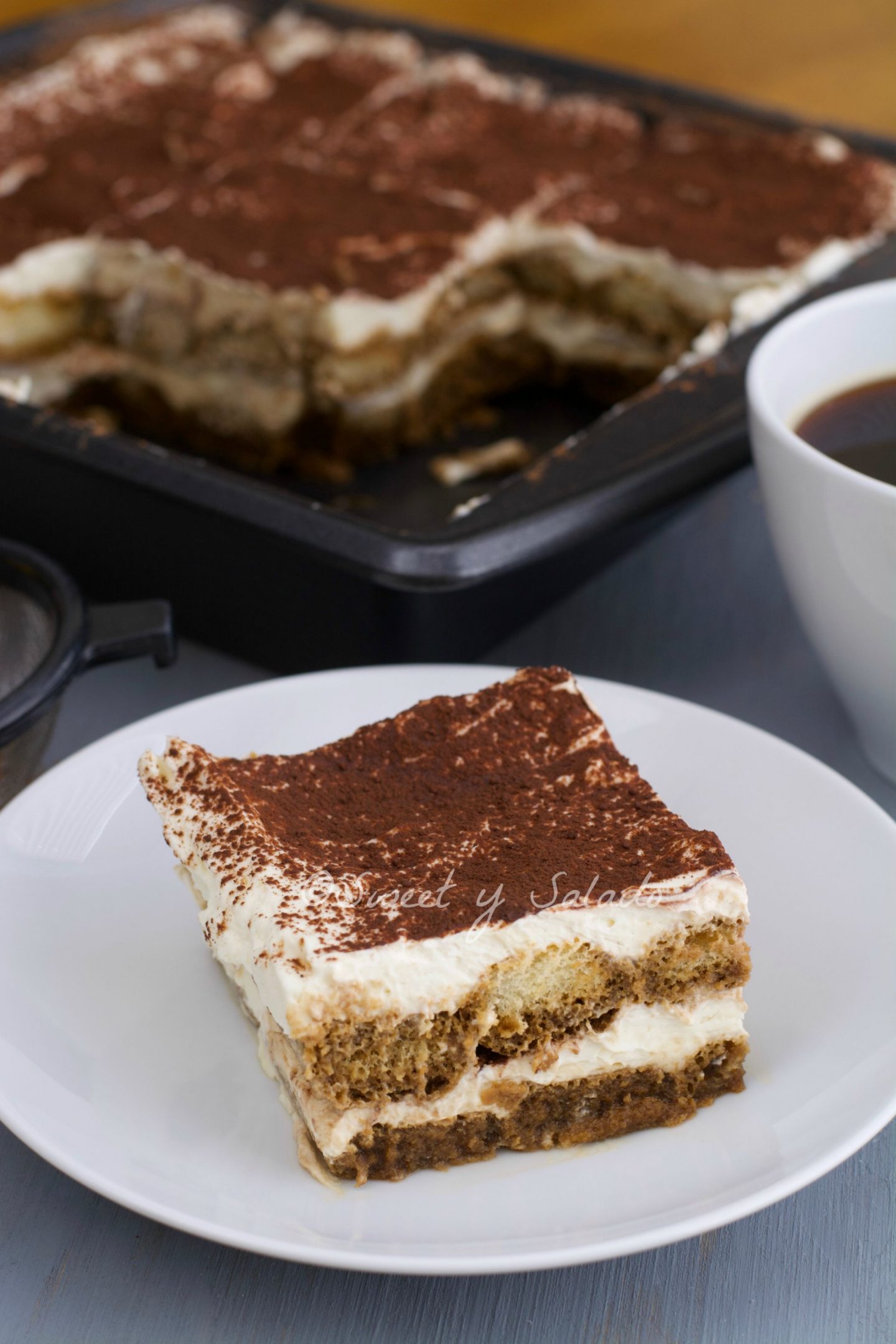 Eggless Tiramisu Sweet Y Salado