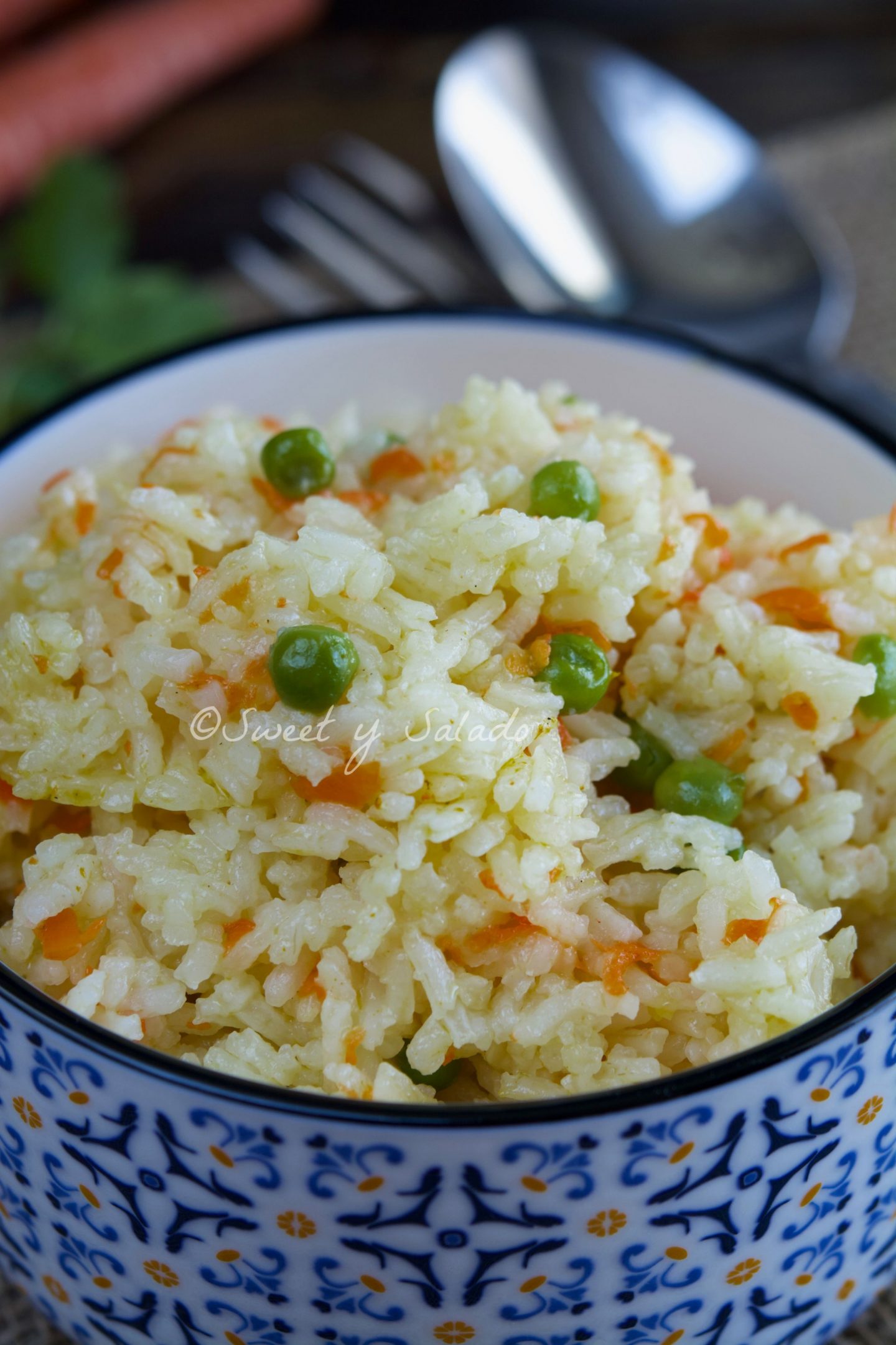 Arroz Con Zanahoria & Arvejas